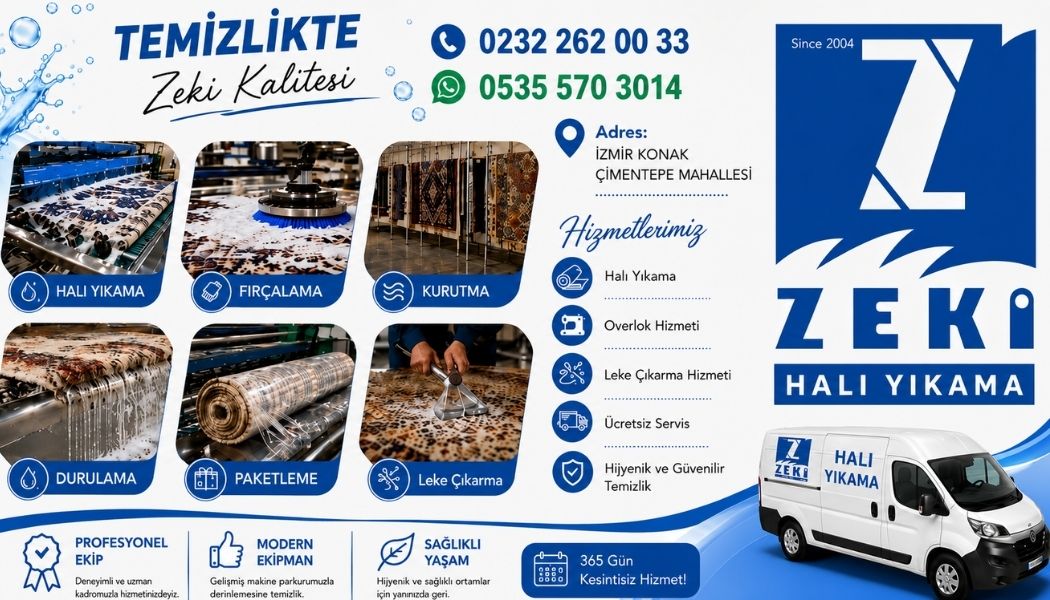 Konak Çimentepe Mahallesi'nde Profesyonel Halı Yıkama Hizmeti